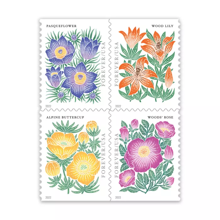 2022 Mountain Flora Forever®Stamp | Tool Stamps US Postage Stamps