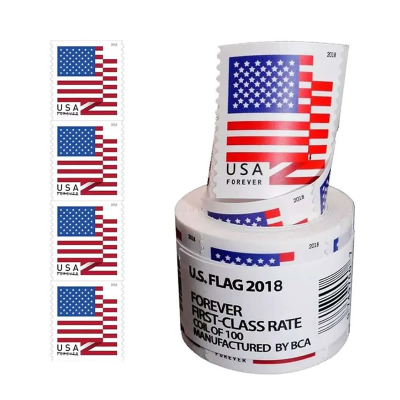 2018 U.S. Flag Forever Stamps 50 Rolls | Tool Stamps US Postage Stamps