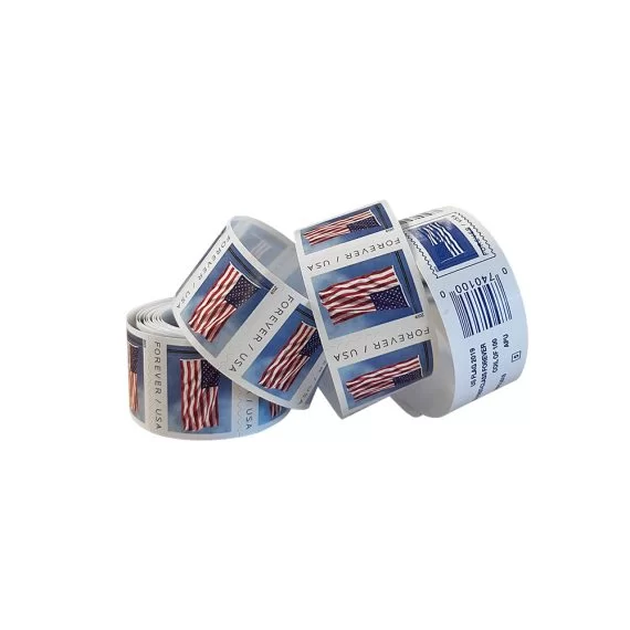 2019 U.S. Flag Forever Stamps 10 Rolls | Tool Stamps US Postage Stamps
