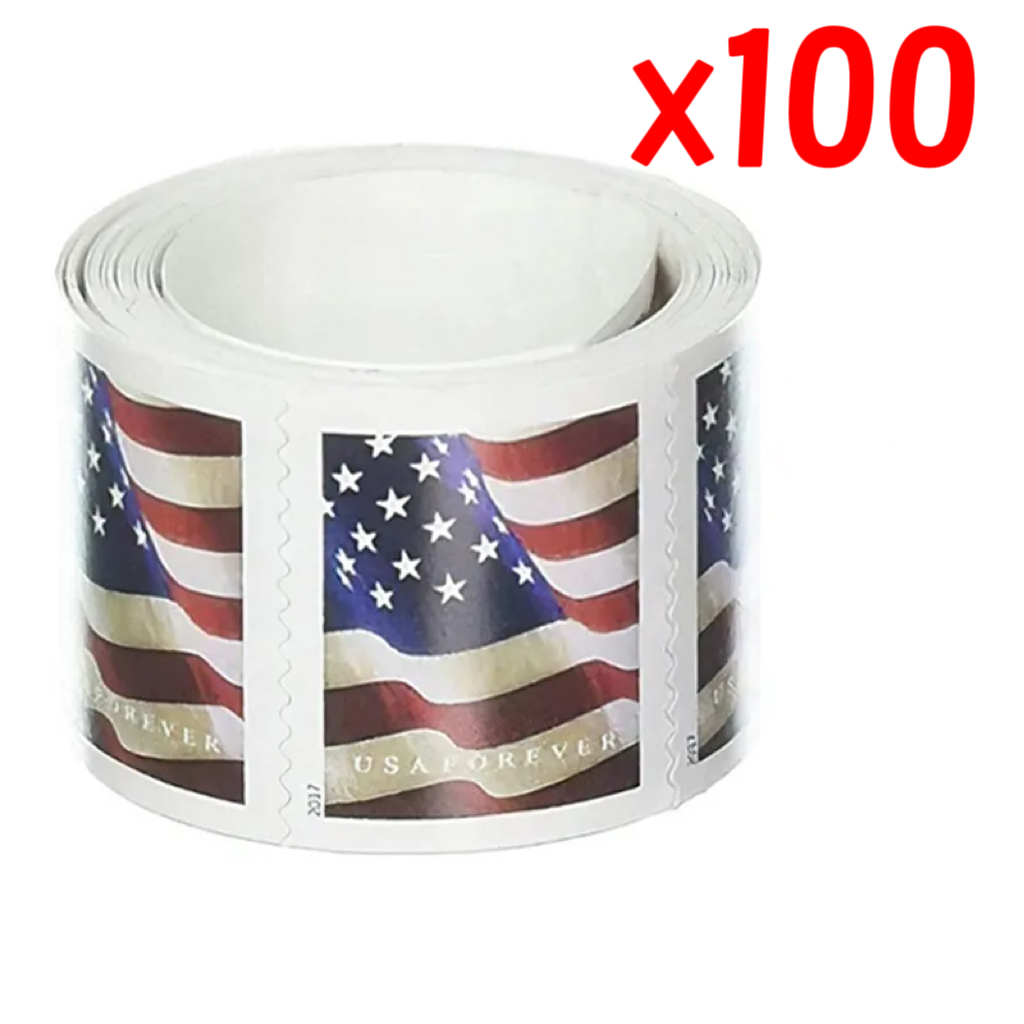 2017 Flag 100 Rolls | Tool Stamps US Postage Stamps